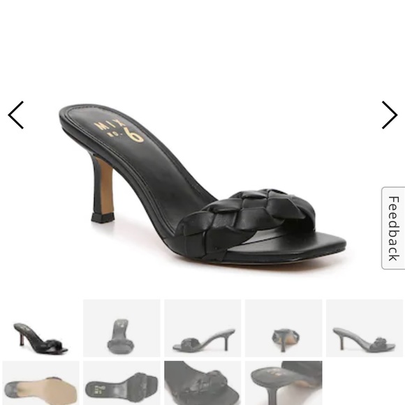 Mix No6 M6-Elandra Black Stacey Sandals 🌹Size 10M - Picture 5 of 5